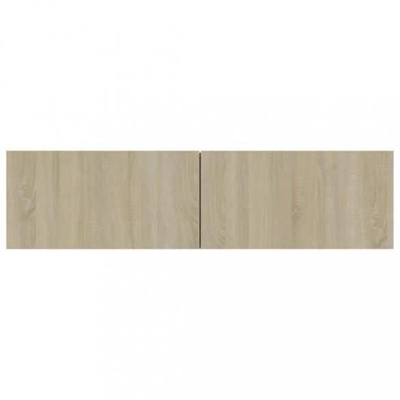 sonoma tölgy szerelt fa TV-szekrény 120 x 30 x 30 cm