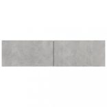 betonszürke szerelt fa TV-szekrény 120 x 30 x 30 cm