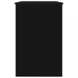 fekete szerelt fa íróasztal 100 x 50 x 76 cm