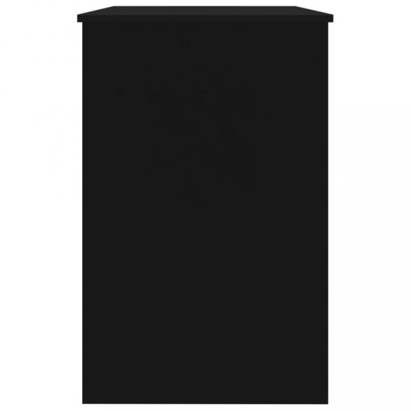 fekete szerelt fa íróasztal 100 x 50 x 76 cm