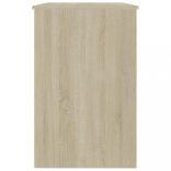 sonoma tölgy színű szerelt fa íróasztal 100 x 50 x 76 cm