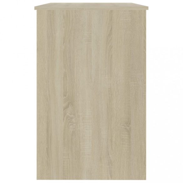 sonoma tölgy színű szerelt fa íróasztal 100 x 50 x 76 cm