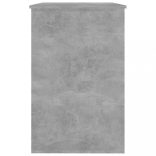 betonszürke szerelt fa íróasztal 100 x 50 x 76 cm
