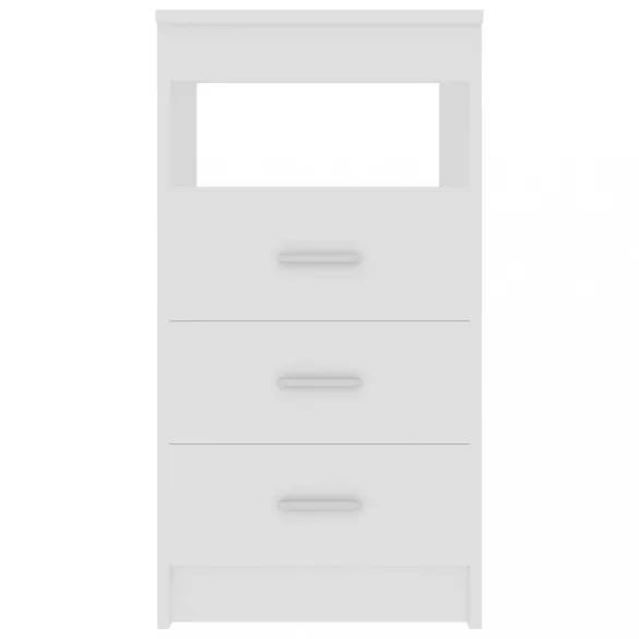 fehér szerelt fa fiókos szekrény 40 x 50 x 76 cm