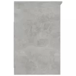 betonszürke szerelt fa fiókos szekrény 40 x 50 x 76 cm