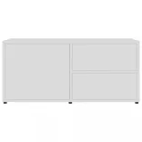 fehér szerelt fa TV-szekrény 80 x 34 x 36 cm