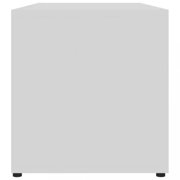 fehér szerelt fa TV-szekrény 80 x 34 x 36 cm