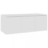 fehér szerelt fa TV-szekrény 80 x 34 x 30 cm