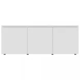 fehér szerelt fa TV-szekrény 80 x 34 x 30 cm