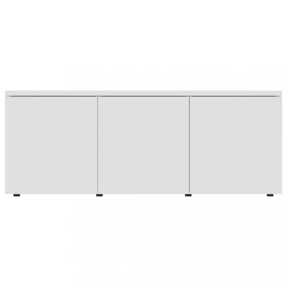 fehér szerelt fa TV-szekrény 80 x 34 x 30 cm