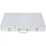 Pókerkészlet 1000 lézeres alumíniumzsetonnal