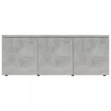 betonszürke szerelt fa TV-szekrény 80 x 34 x 30 cm
