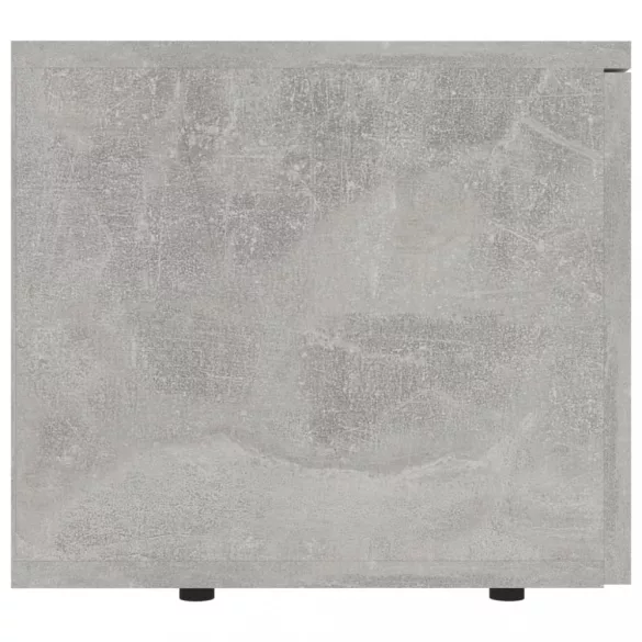 betonszürke szerelt fa TV-szekrény 80 x 34 x 30 cm
