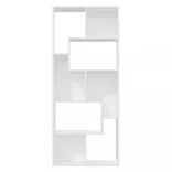 fehér szerelt fa könyvszekrény 67 x 24 x 161 cm