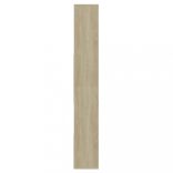 sonoma tölgy színű szerelt fa könyvszekrény 67 x 24 x 161 cm