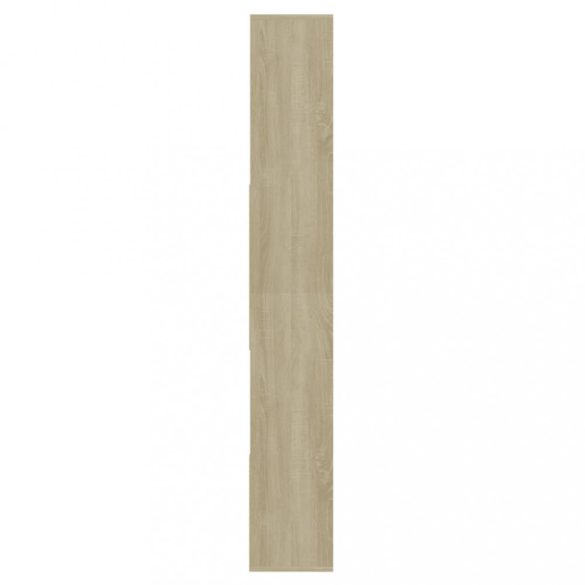 sonoma tölgy színű szerelt fa könyvszekrény 67 x 24 x 161 cm