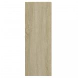 sonoma tölgy színű szerelt fa könyvszekrény 67 x 24 x 161 cm