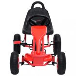 Piros pedálos gokart pneumatikus gumikkal