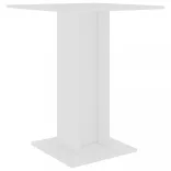 fehér szerelt fa bisztróasztal 60 x 60 x 75 cm
