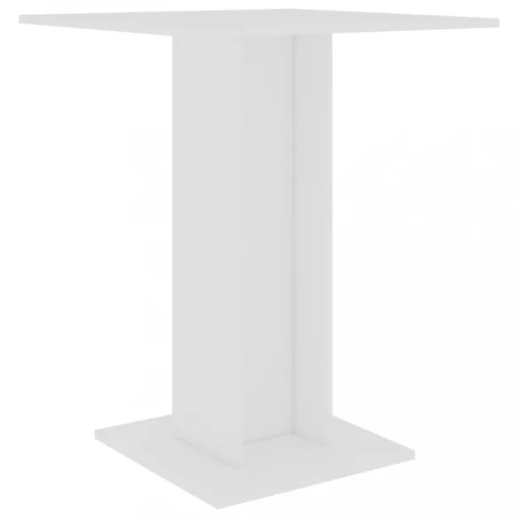 fehér szerelt fa bisztróasztal 60 x 60 x 75 cm