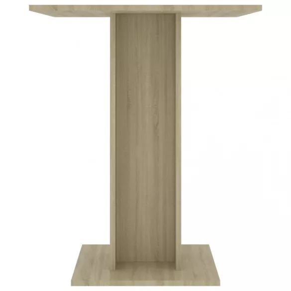 sonoma tölgy színű szerelt fa bisztróasztal 60 x 60 x 75 cm