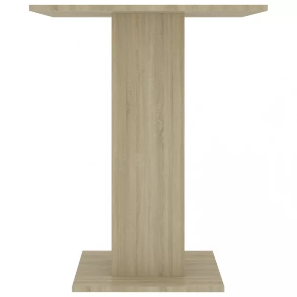 sonoma tölgy színű szerelt fa bisztróasztal 60 x 60 x 75 cm