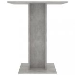 betonszürke szerelt fa bisztróasztal 60 x 60 x 75 cm
