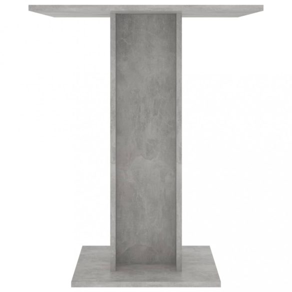 betonszürke szerelt fa bisztróasztal 60 x 60 x 75 cm