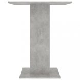 betonszürke szerelt fa bisztróasztal 60 x 60 x 75 cm