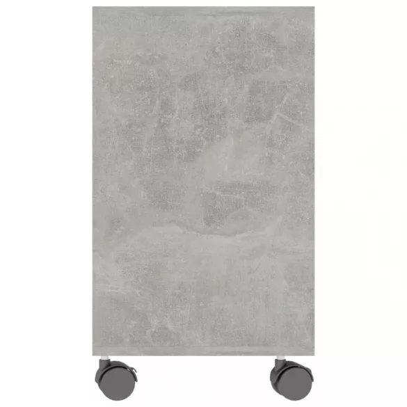 betonszürke szerelt fa kisasztal 70 x 35 x 55 cm