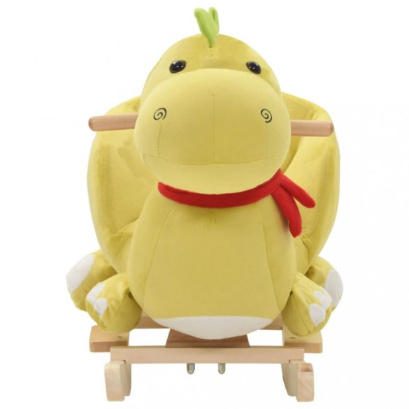 limezöld plüss hintasárkány háttámlával 60 x 32 x 53 cm