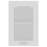 “Lyon” fehér szerelt fa függő üvegszekrény 40 x 31 x 60 cm