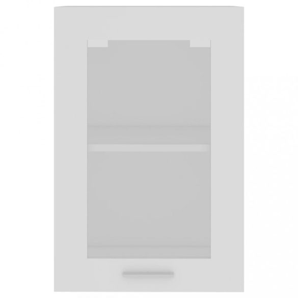 “Lyon” fehér szerelt fa függő üvegszekrény 40 x 31 x 60 cm