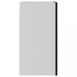 “Lyon” fekete szerelt fa függő üvegszekrény 40 x 31 x 60 cm