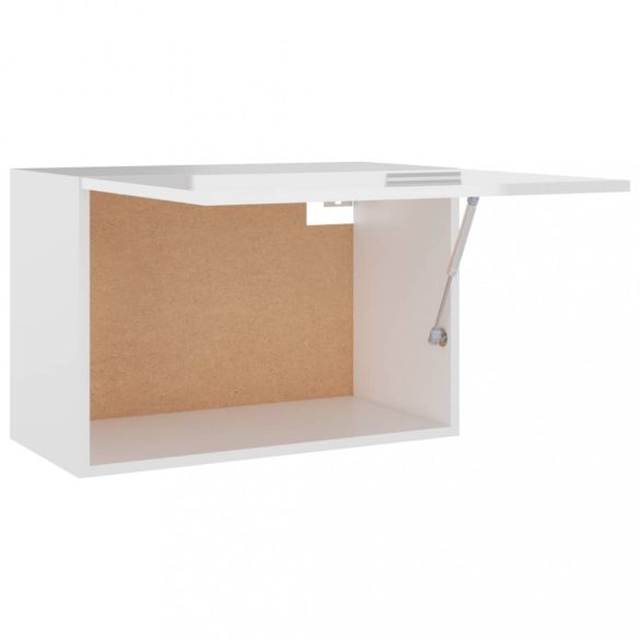 “Lyon” magasfényű fehér szerelt fa függő szekrény