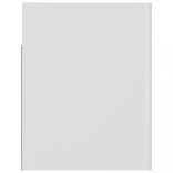 “Lyon” magasfényű fehér szerelt fa függő szekrény