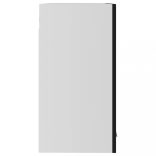 “Lyon” fekete szerelt fa függő üvegszekrény 60 x 31 x 60 cm