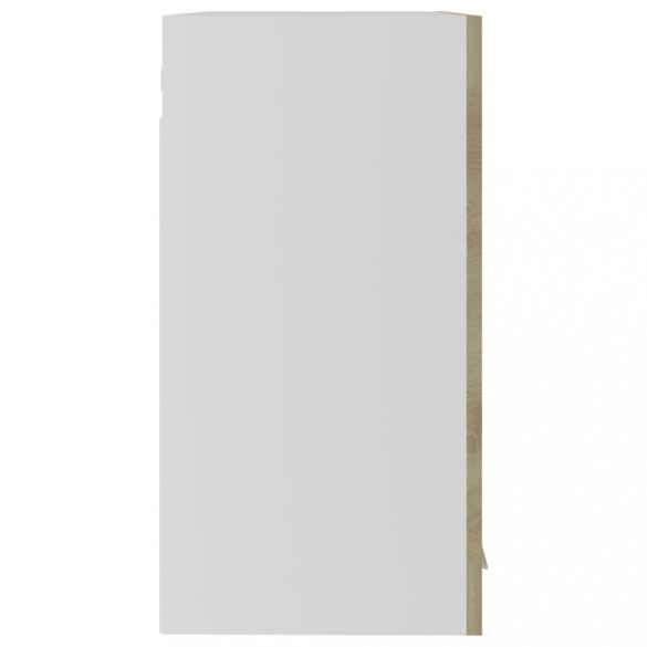 “Lyon” sonoma tölgy szerelt fa függő üvegszekrény 60x31x60 cm