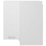 “Lyon” fehér szerelt fa függő sarokszekrény 57 x 57 x 60 cm