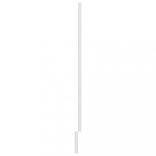 “Lyon” fehér szerelt fa mosogatógép-panel 59,5 x 3 x 67 cm