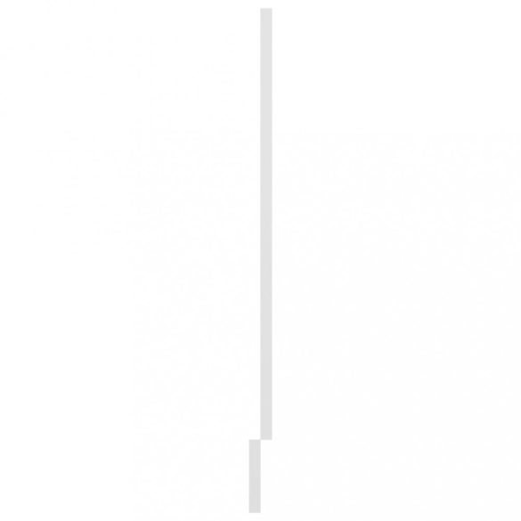 “Lyon” fehér szerelt fa mosogatógép-panel 59,5 x 3 x 67 cm