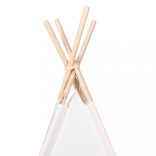 fehér barackhéj gyermek tipisátor zsákkal 120 x 120 x 150 cm