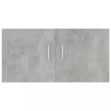 betonszürke szerelt fa falra szerelhető szekrény 80x39x40 cm