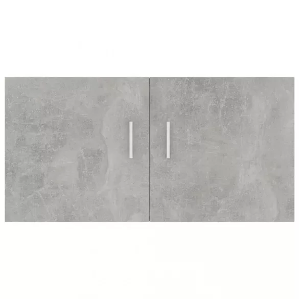 betonszürke szerelt fa falra szerelhető szekrény 80x39x40 cm