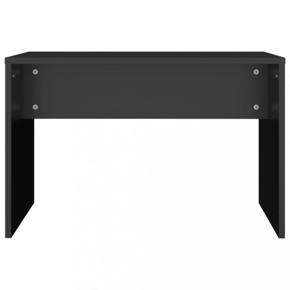 fekete szerelt fa fésülködőszék 70 x 35 x 45 cm