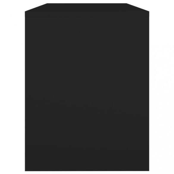 fekete szerelt fa fésülködőszék 70 x 35 x 45 cm