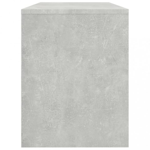 betonszürke szerelt fa fésülködőszék 70 x 35 x 45 cm