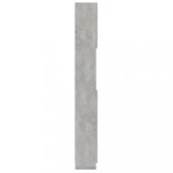 betonszürke szerelt fa fürdőszobaszekrény 32 x 25,5 x 190 cm