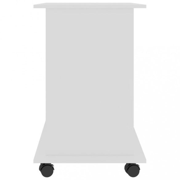 fehér szerelt fa számítógépasztal 80 x 50 x 75 cm