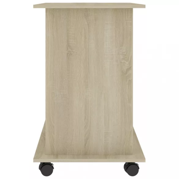 sonoma tölgy színű szerelt fa számítógépasztal 80 x 50 x 75 cm